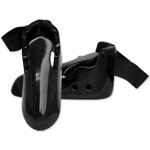 Foam Sparring Shin Guards For Martial Arts, Karate, TKD, Kickboxing & MMA - Dipped Design