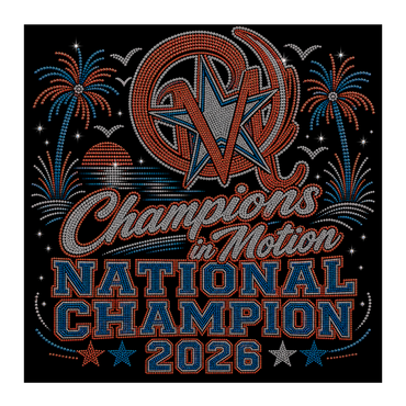CIM National Champions 2026 Rhinestone