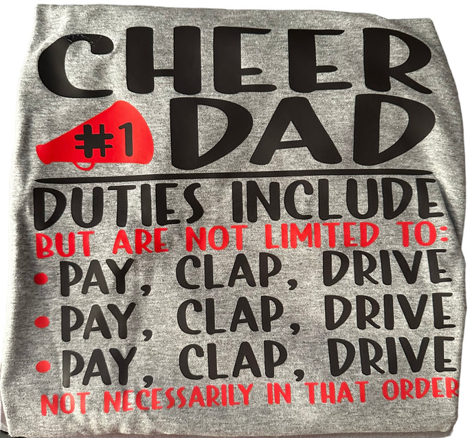 #59 Cheer Dad Duties Include