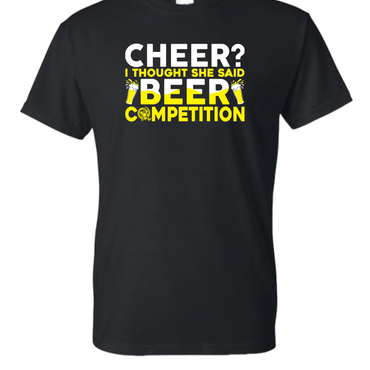 #18 Cheer? I though she said Beer Competition