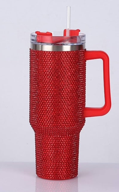 Red Rhinestone Tumbler 40oz