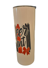 Load image into Gallery viewer, Cheer Aunt 20oz Skinny Tumbler
